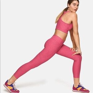 *Like New* Outdoor Voices Pink 7/8 Warm Up Leggings